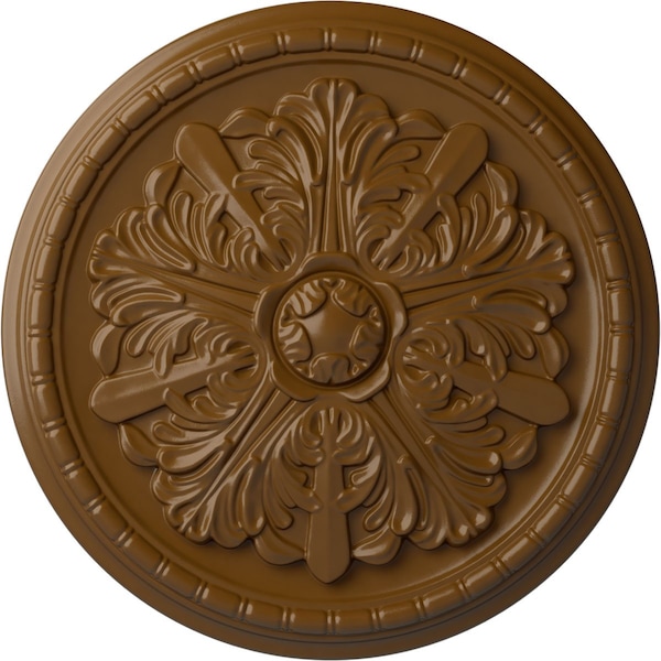 Ekena Millwork Washington Ceiling Medallion (Fits Canopies up to 2 7/8"), 17 1/8"OD x 1 1/2"P, Smokey Topaz CM17WASTF - main